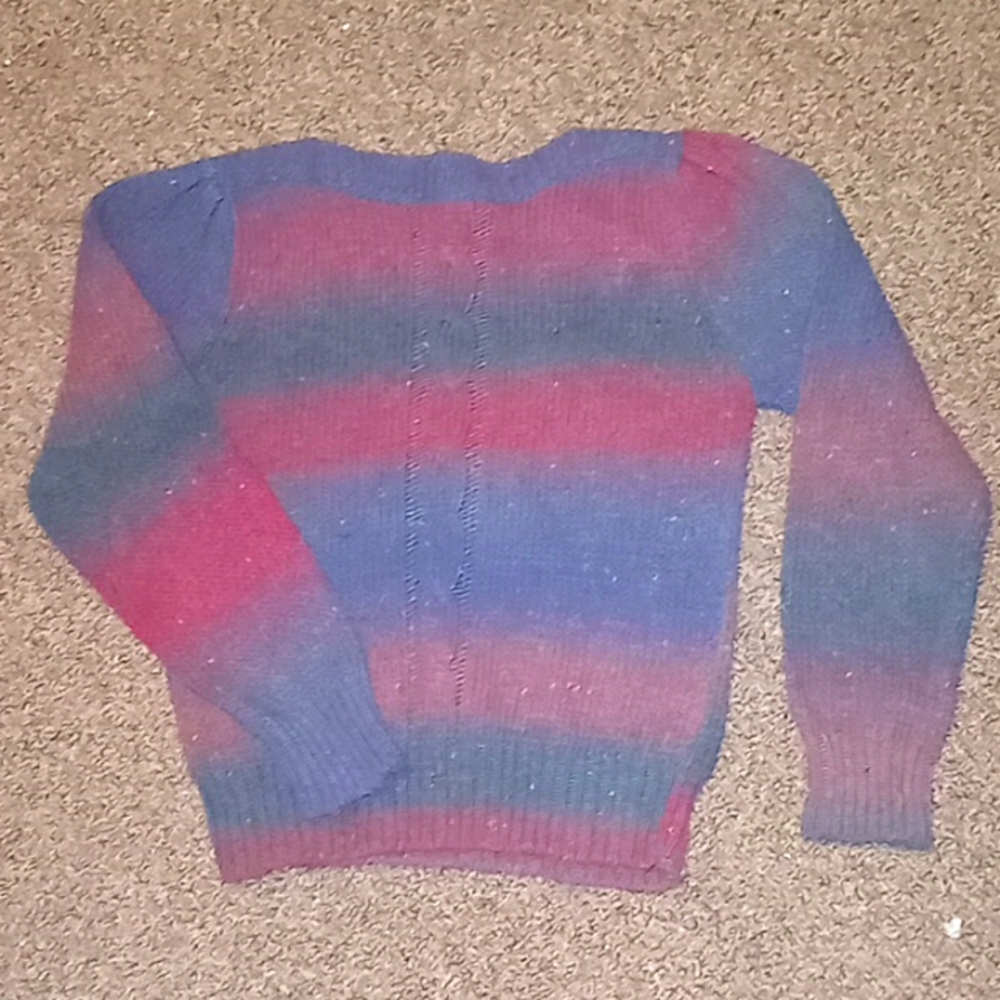 LICORICE brand vintage knit baliage women's sweater size M